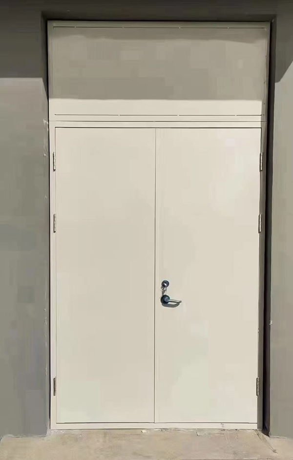 展览馆项目完成大跨度渭南防火门安装