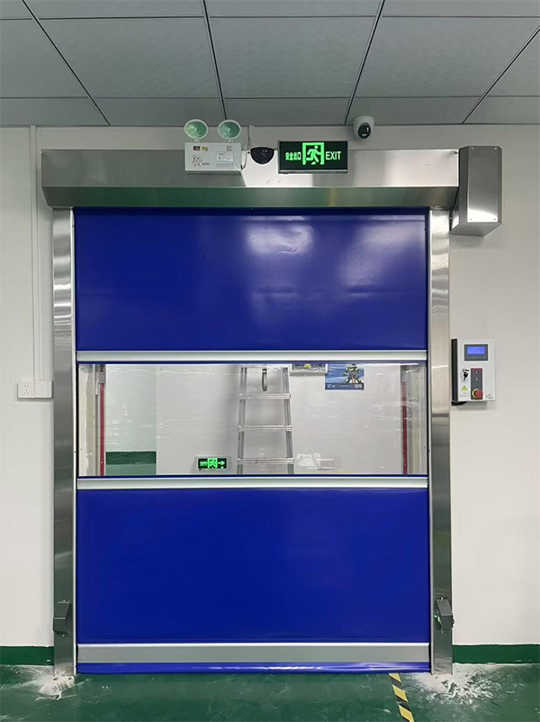 渭南快速渭南卷帘门在冷链物流仓储区的应用实践